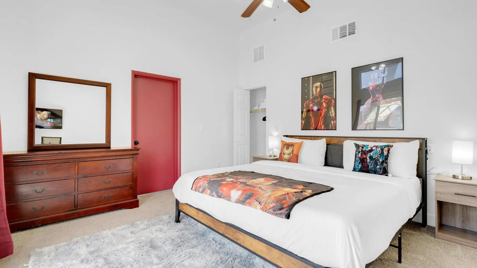 8Br 5Ba Superhero Retreat-King Beds, Bbq, Hammock, Firepit, Minigolf, Workspace Las Vegas Villa