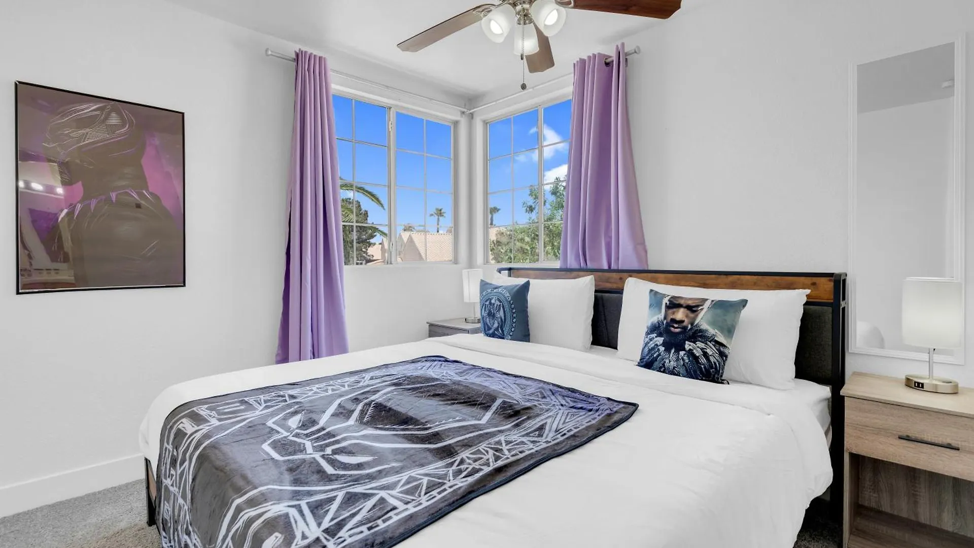 8Br 5Ba Superhero Retreat-King Beds, Bbq, Hammock, Firepit, Minigolf, Workspace Las Vegas Villa