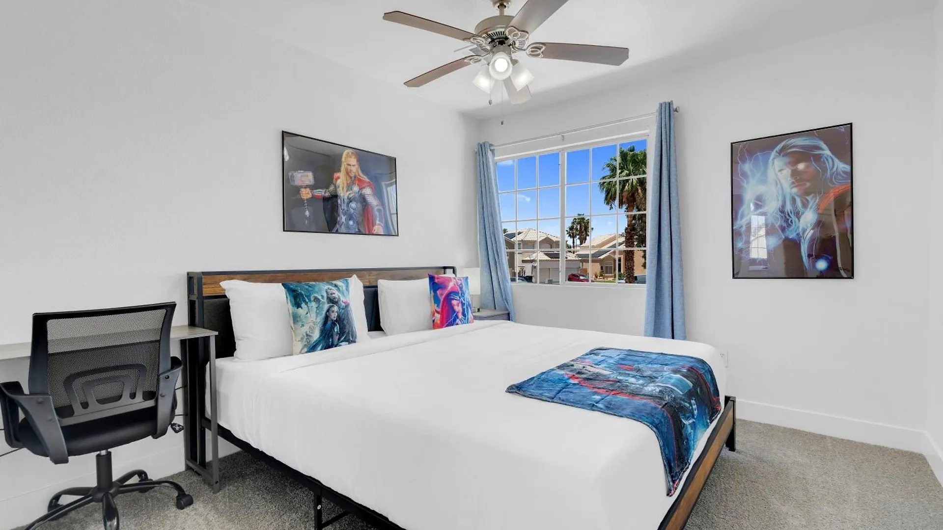 Villa 8Br 5Ba Superhero Retreat-King Beds, Bbq, Hammock, Firepit, Minigolf, Workspace Las Vegas