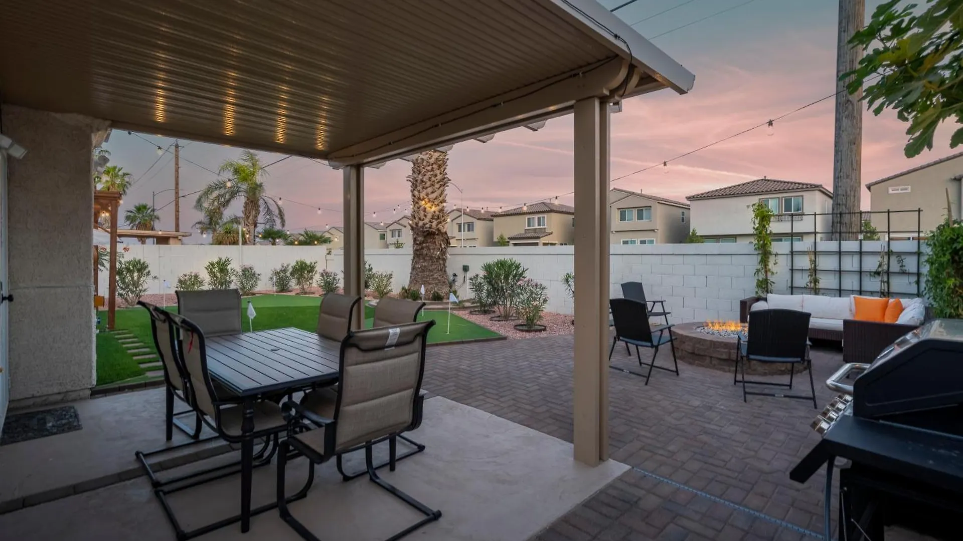 8Br 5Ba Superhero Retreat-King Beds, Bbq, Hammock, Firepit, Minigolf, Workspace Las Vegas