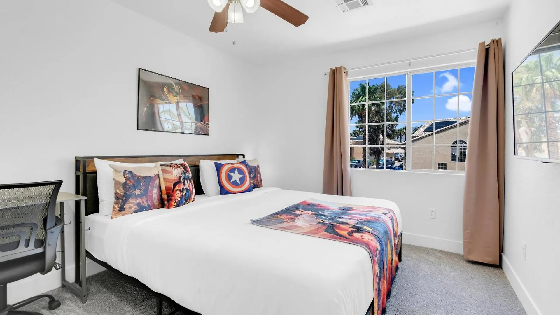 8Br 5Ba Superhero Retreat-King Beds, Bbq, Hammock, Firepit, Minigolf, Workspace Las Vegas USA